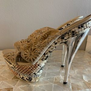 Slip on heels by Italina